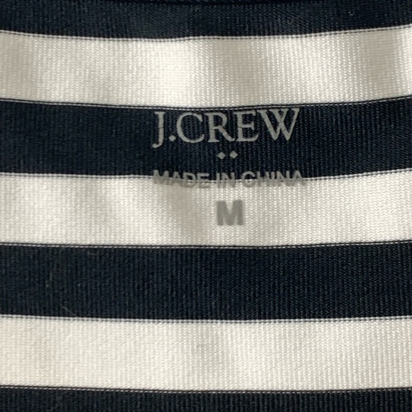 J. Crew sleeveless black white top Medium - Picture 3 of 5